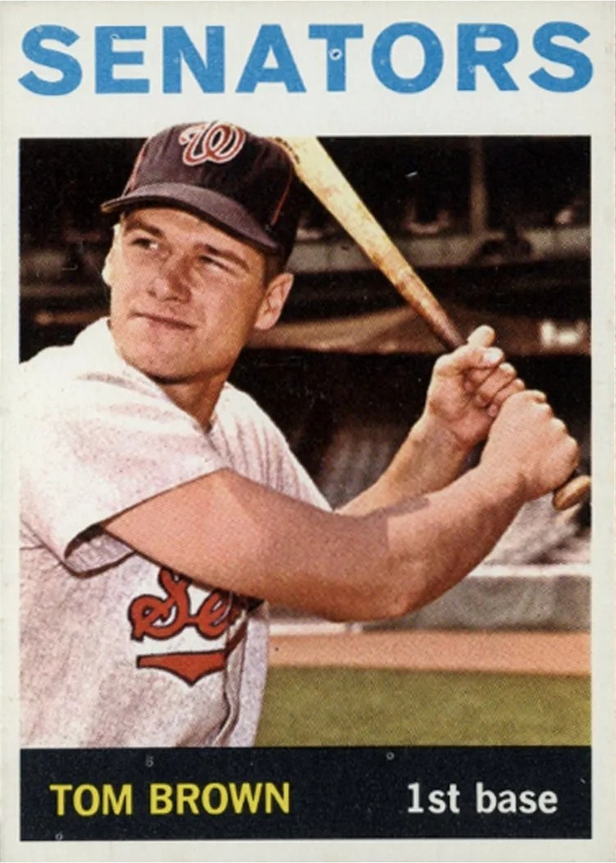 1964 Topps #311 Tom Brown, Washington Senators