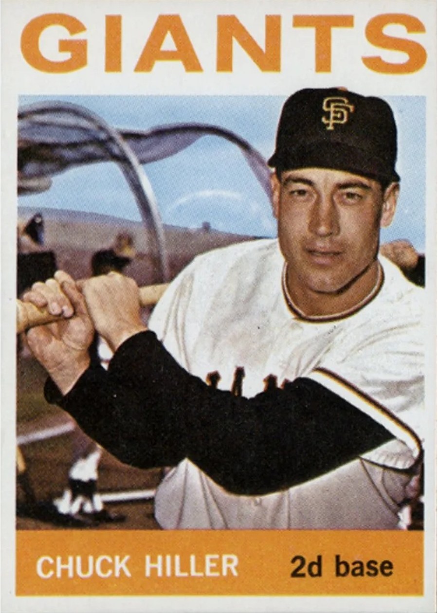 1964 Topps #313 Chuck Hiller, San Francisco Giants