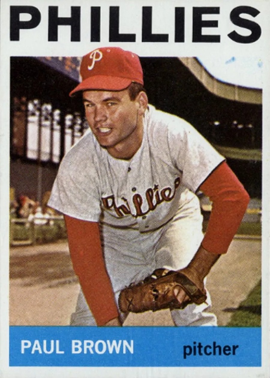 1964 Topps #319 Paul Brown, Philadelphia Phillies