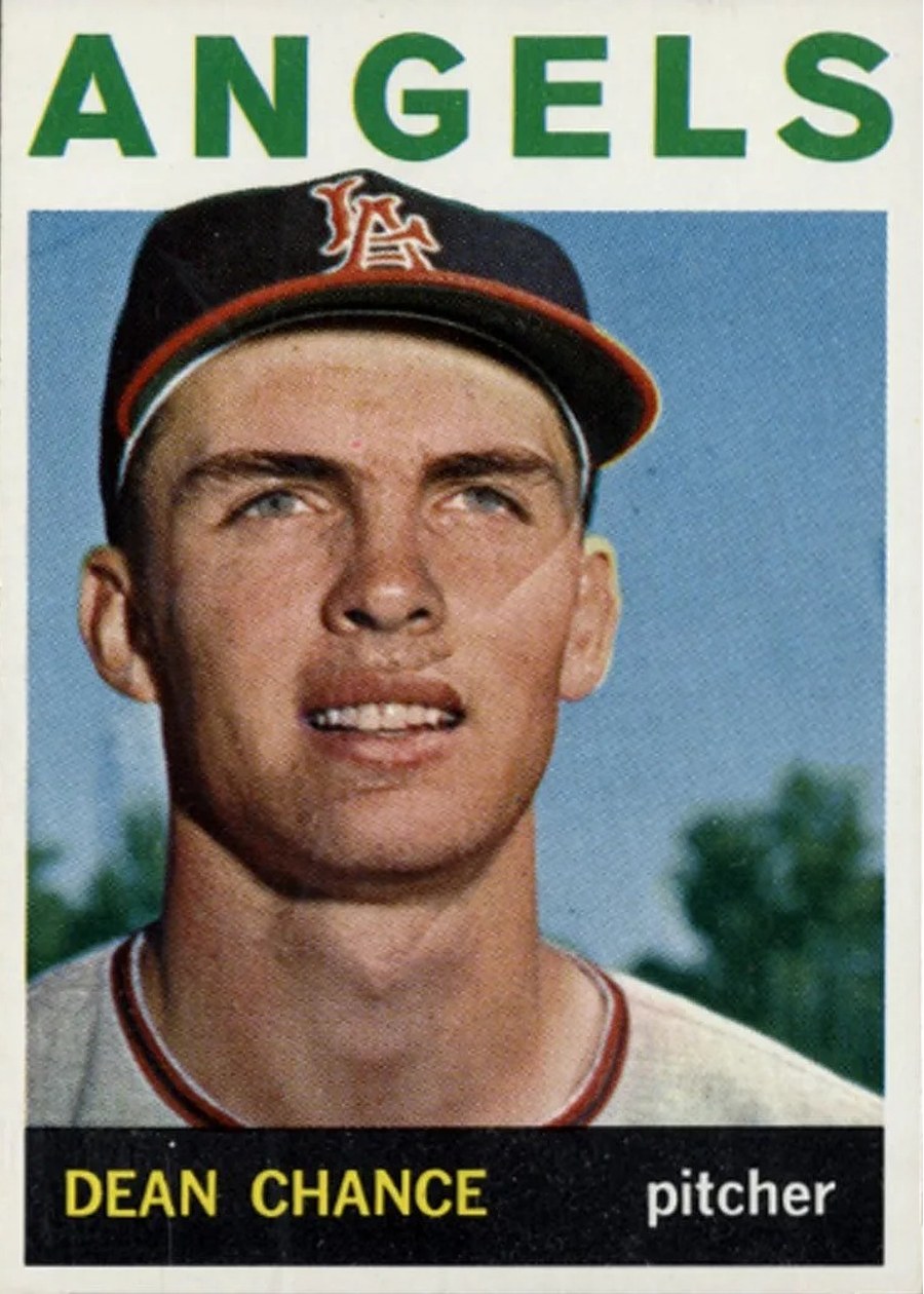 1964 Topps #32 Dean Chance, Los Angeles Angels