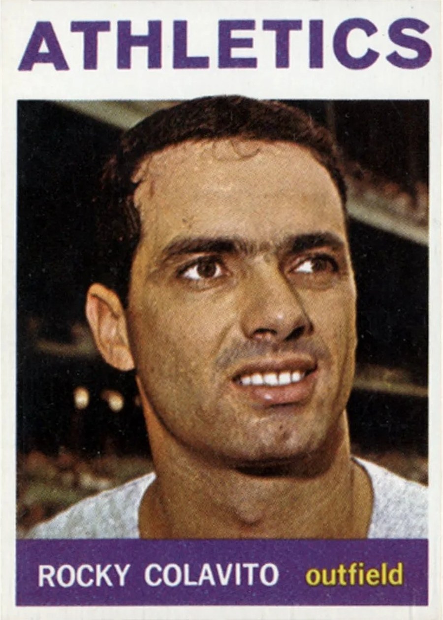 1964 Topps #320 Rocky Colavito, Kansas City Athletics