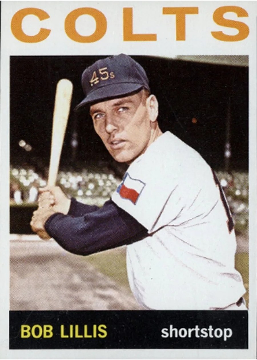 1964 Topps #321 Bob Lillis, Houston Colt .45's