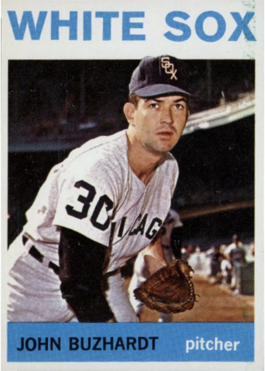 1964 Topps #323 John Buzhardt, Chicago White Sox
