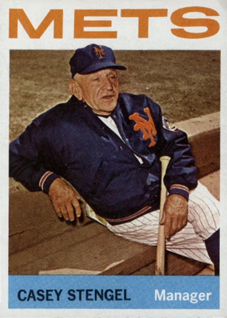 1964 Topps #324 Casey Stengel, New York Mets