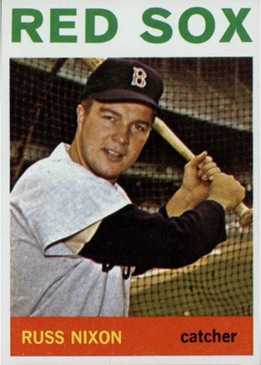 1964 Topps #329 Russ Nixon, Boston Red Sox