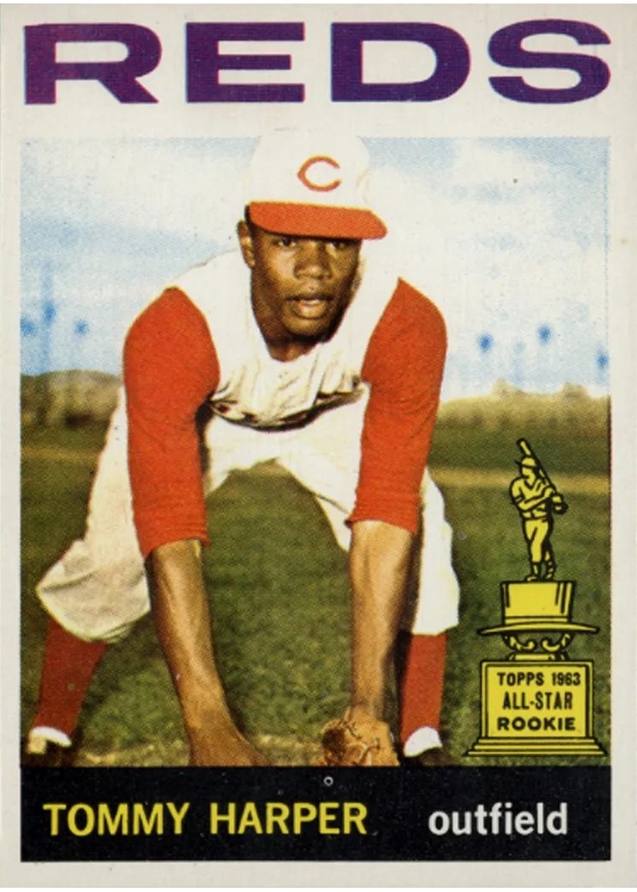 1964 Topps #330 Tommy Harper, Cincinnati Reds