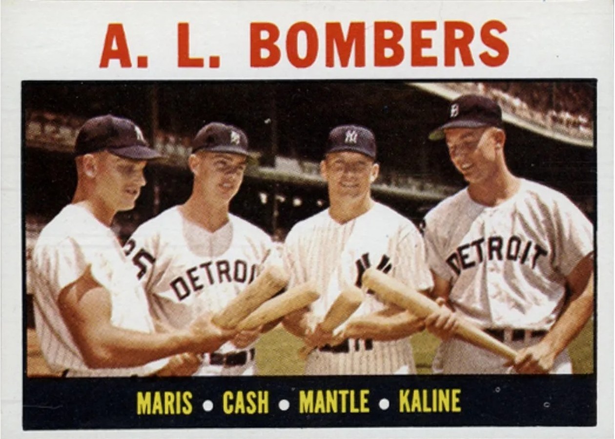 1964 Topps #331 A.L. Bombers, New York Yankees / Detroit Tigers