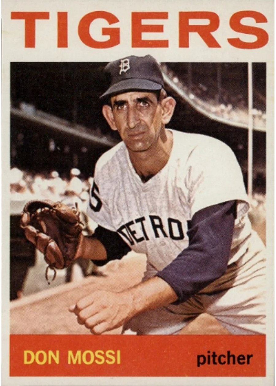 1964 Topps #335 Don Mossi, Detroit Tigers
