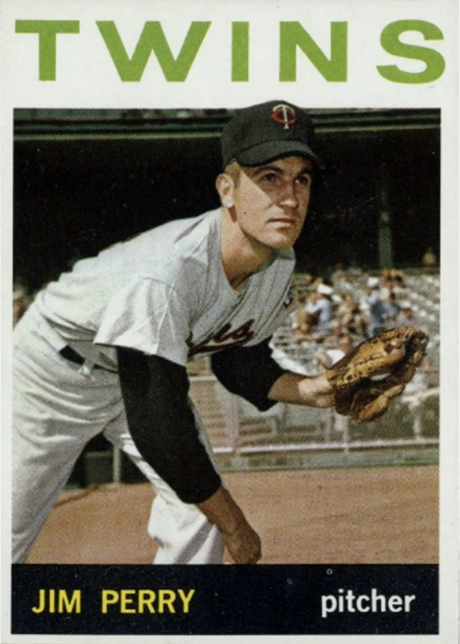 1964 Topps #34 Jim Perry, Minnesota Twins