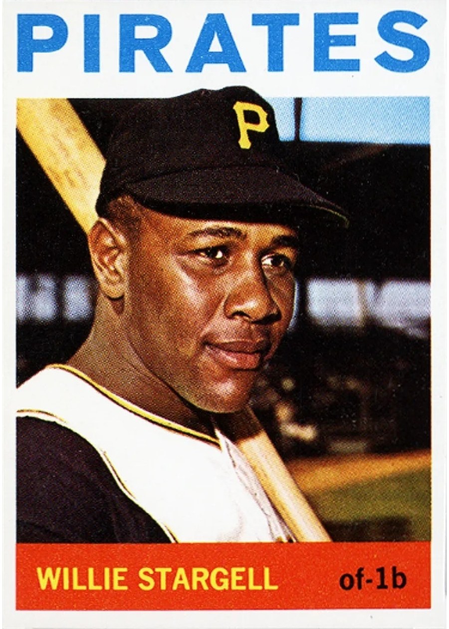 1964 Topps #342 Willie Stargell, Pittsburgh Pirates