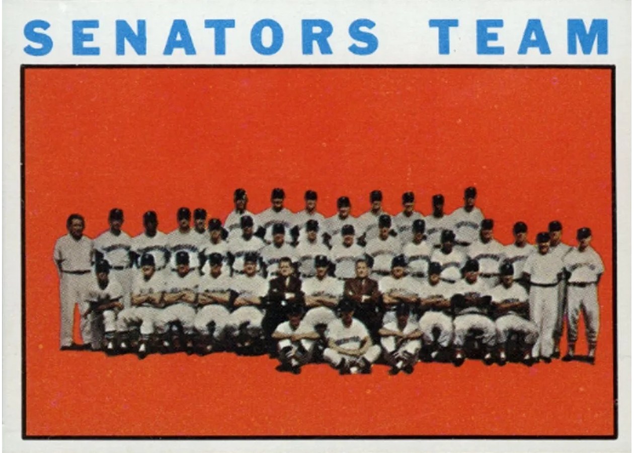 1964 Topps #343 Washington Senators