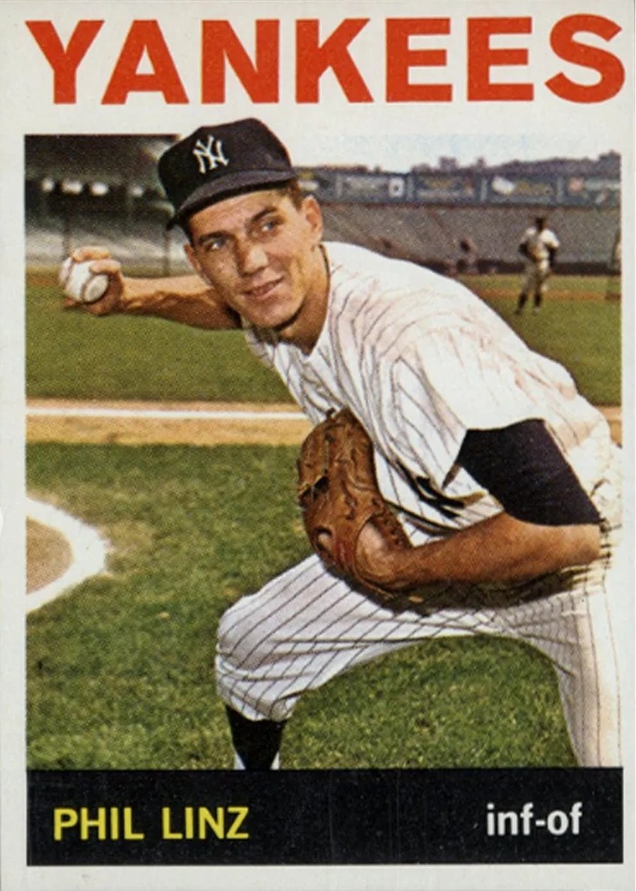 1964 Topps #344 Phil Linz, New York Yankees