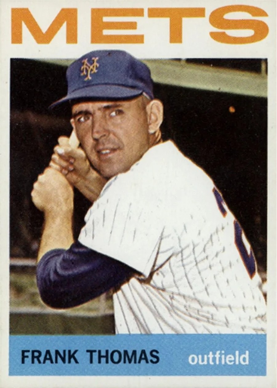 1964 Topps #345 Frank Thomas, New York Mets
