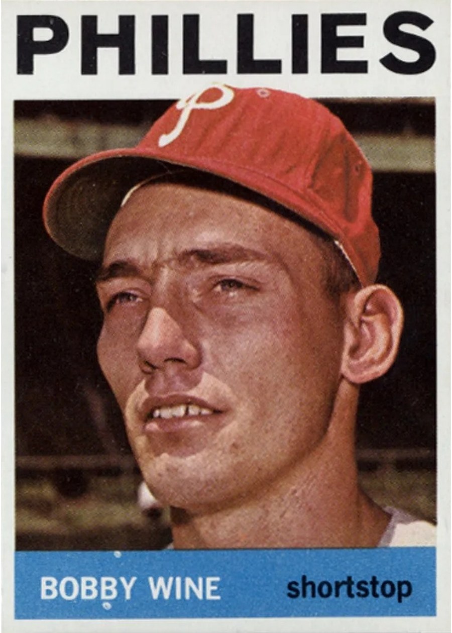 1964 Topps #347 Bobby Wine, Philadelphia Phillies