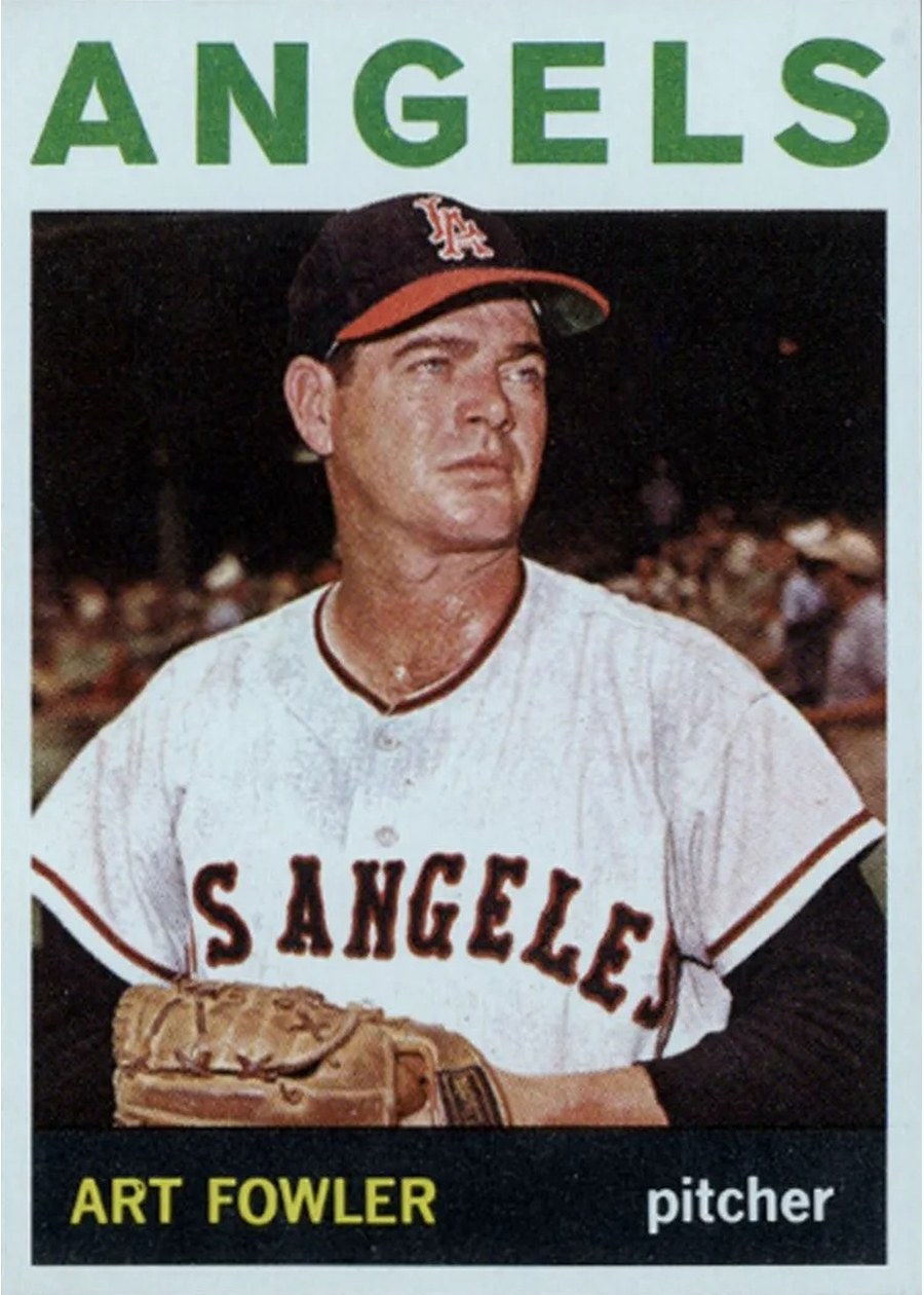 1964 Topps #349 Art Fowler, Los Angeles Angels