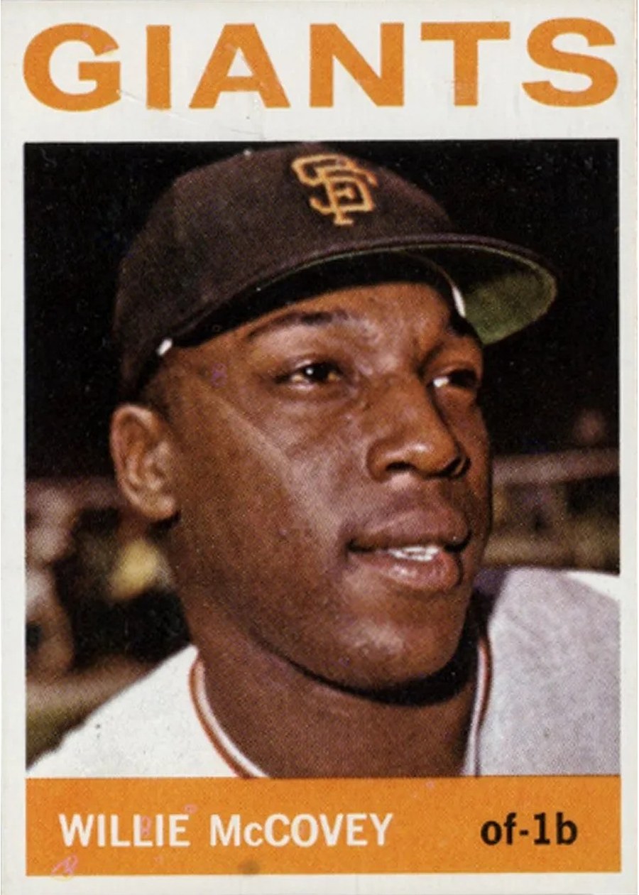 1964 Topps #350 Willie McCovey, San Francisco Giants
