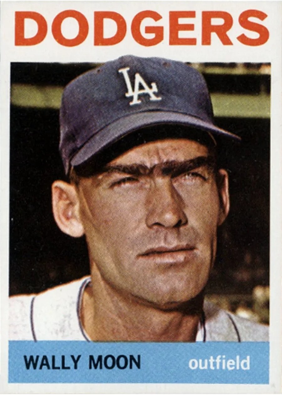 1964 Topps #353 Wally Moon, Los Angeles Dodgers