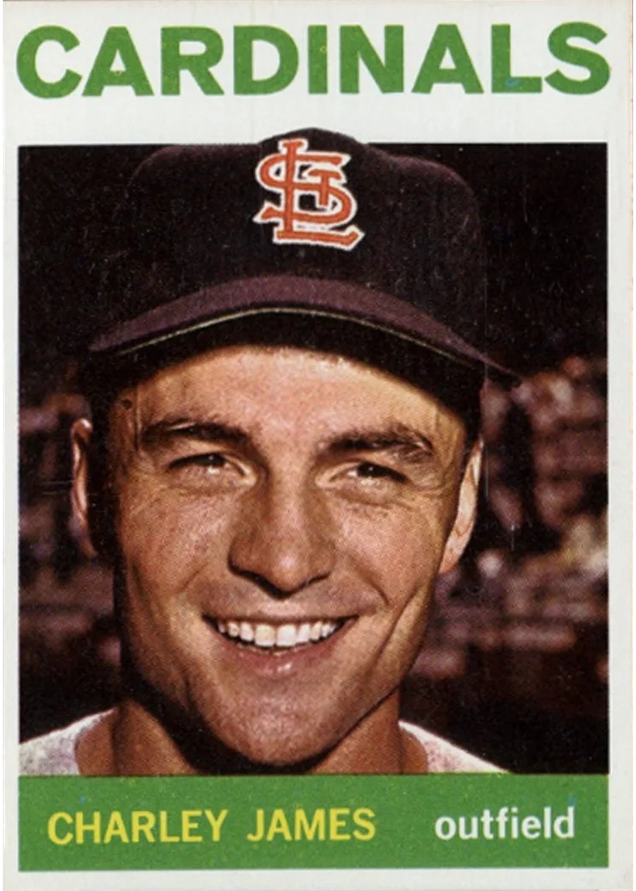 1964 Topps #357 Charley James, St. Louis Cardinals