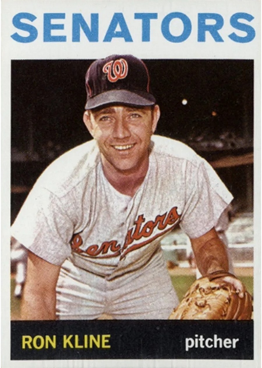 1964 Topps #358 Ron Kline, Washington Senators