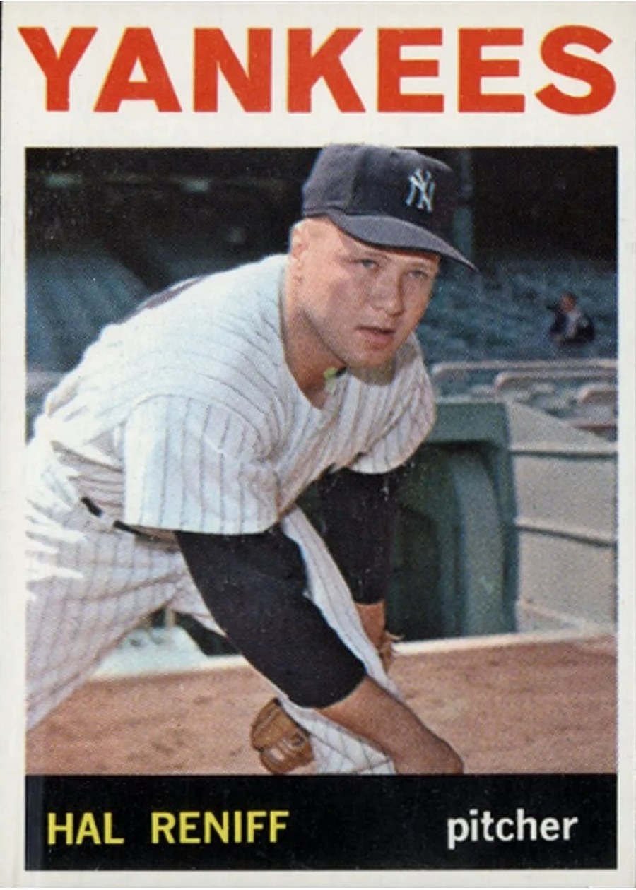 1964 Topps #36 Hal Reniff, New York Yankees