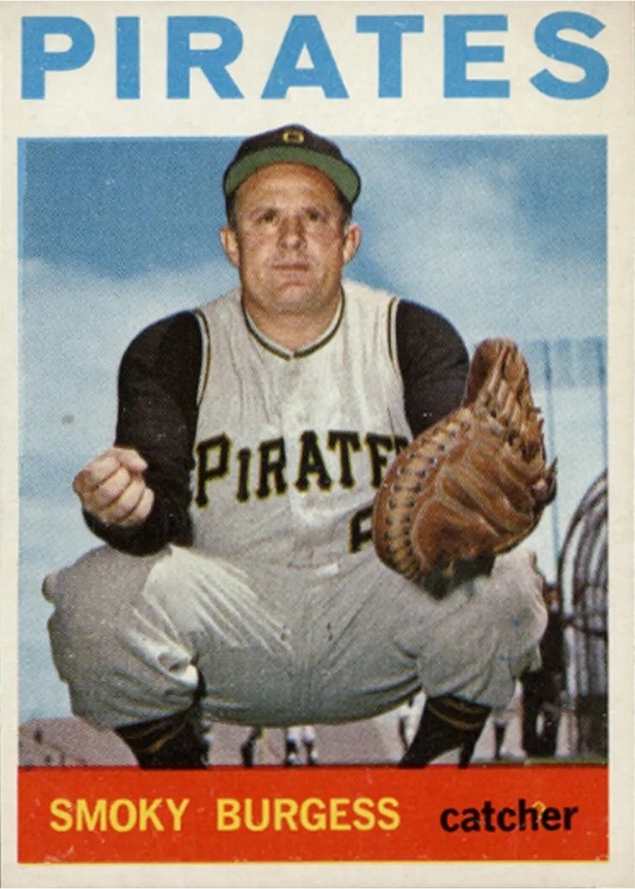 1964 Topps #37 Smoky Burgess, Pittsburgh Pirates