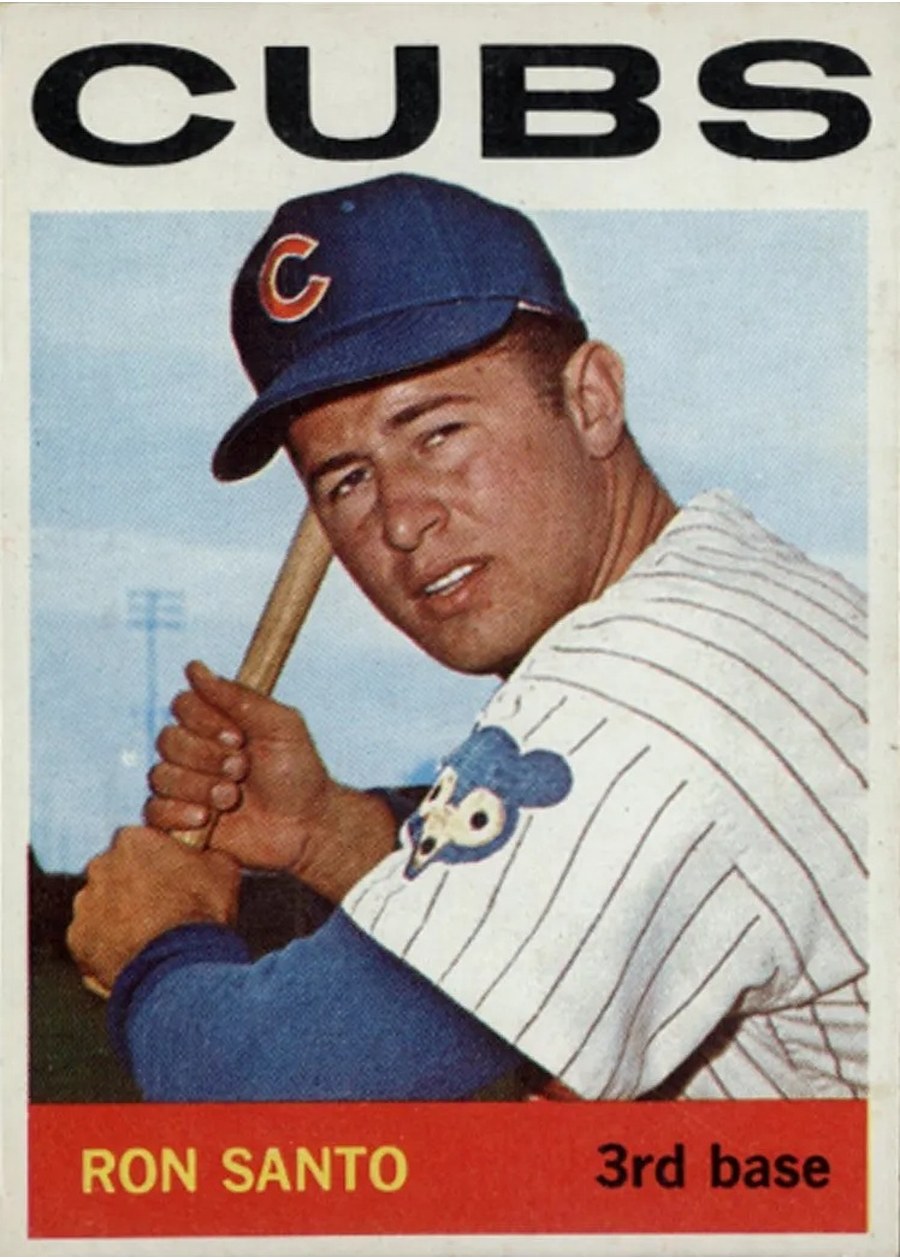 1964 Topps #375 Ron Santo, Chicago Cubs
