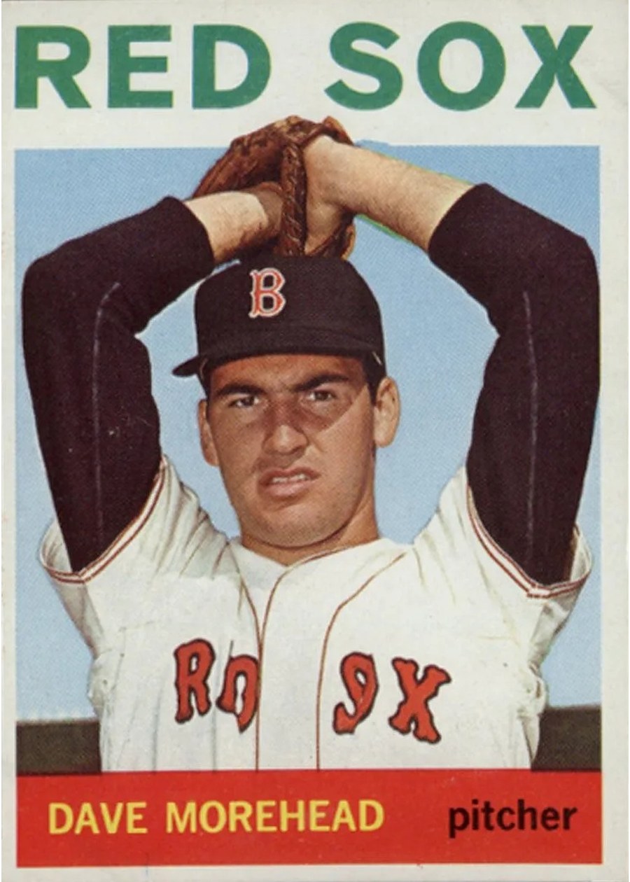 1964 Topps #376 Dave Morehead, Boston Red Sox