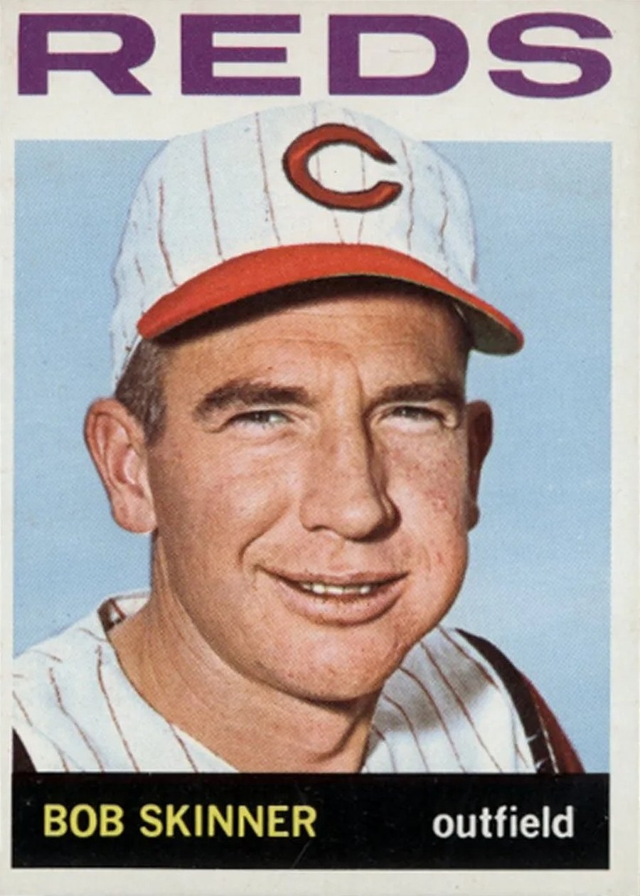 1964 Topps #377 Bob Skinner, Cincinnati Reds