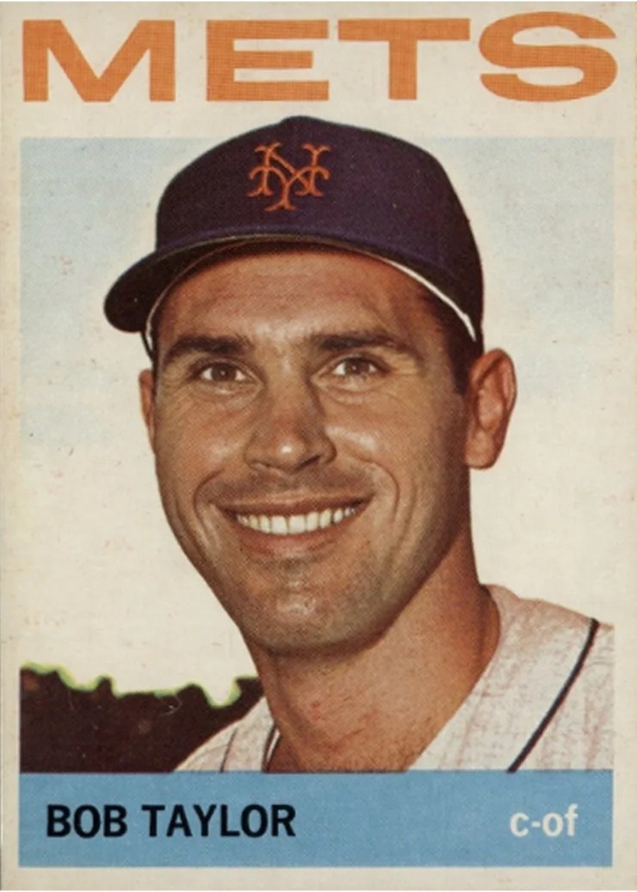1964 Topps #381 Bob Taylor, New York Mets