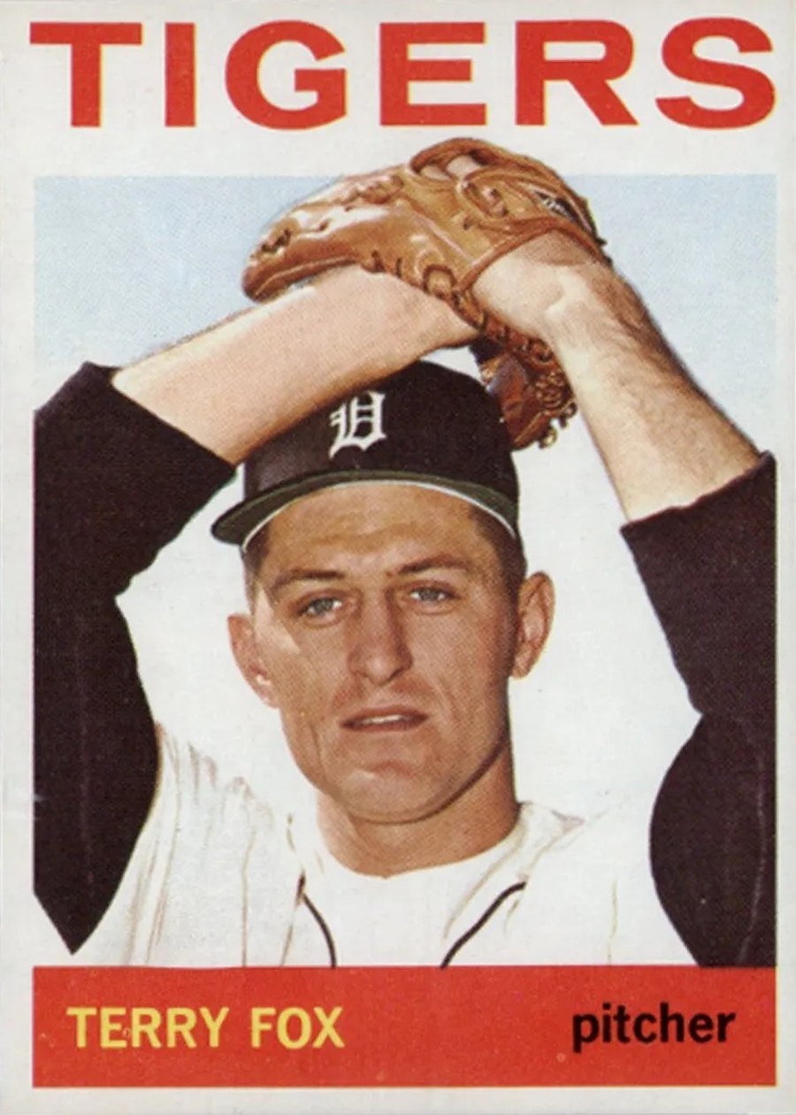 1964 Topps #387 Terry Fox, Detroit Tigers