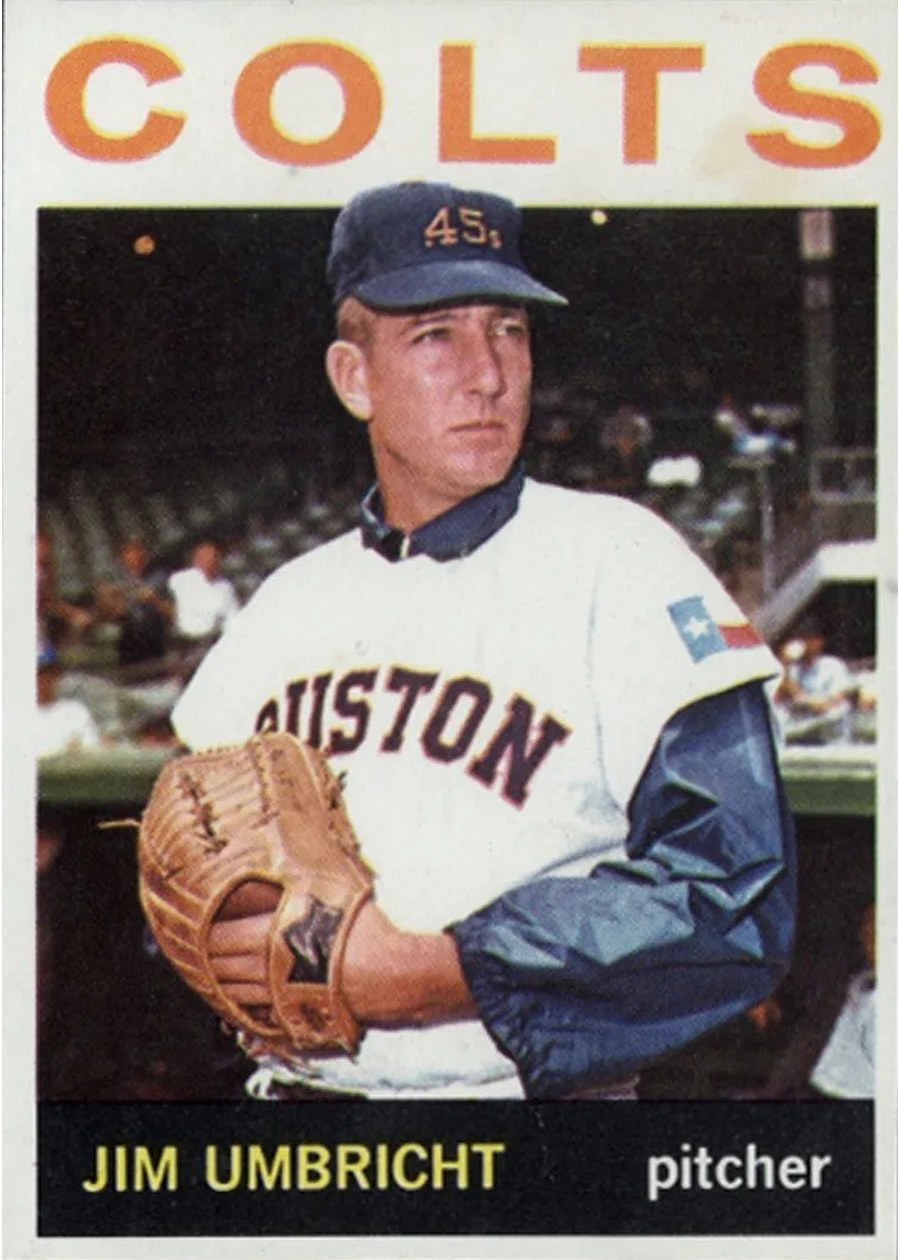 1964 Topps #389 Jim Umbricht, Houston Colt .45's