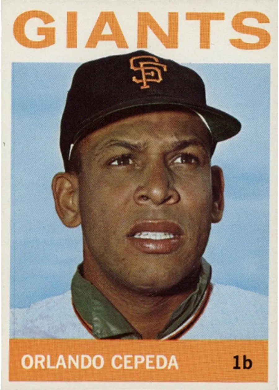 1964 Topps #390 Orlando Cepeda, San Francisco Giants