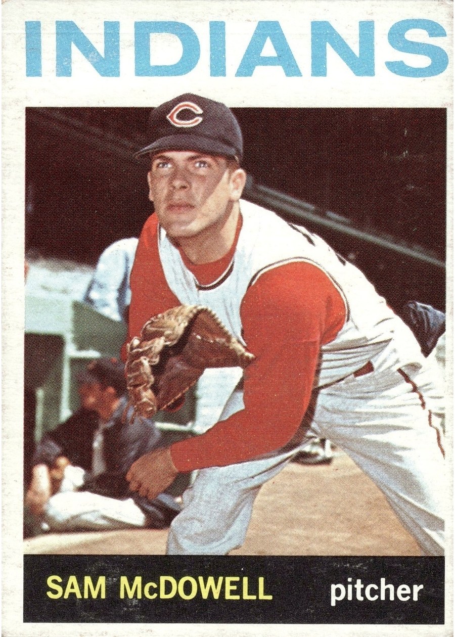 1964 Topps #391 Sam McDowell, Cleveland Indians