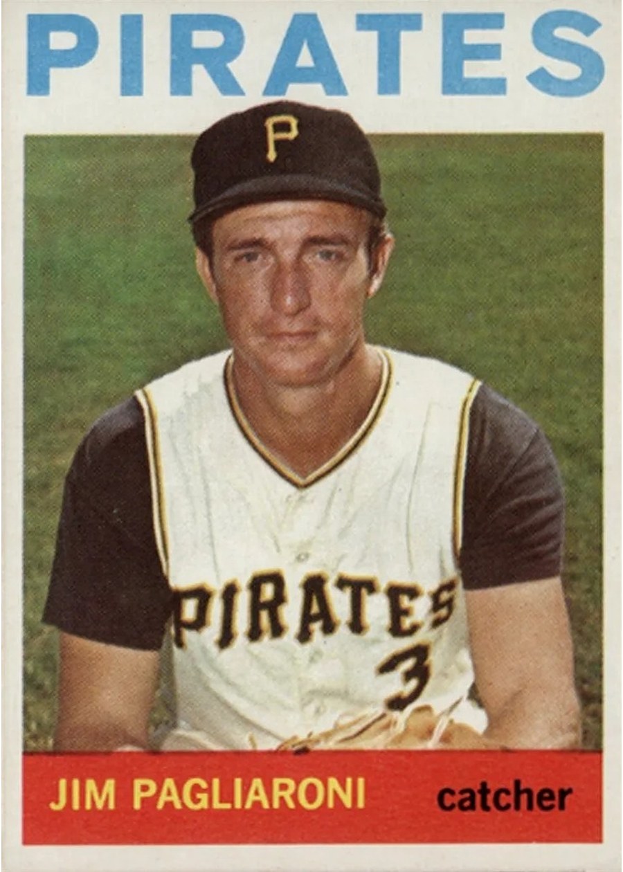 1964 Topps #392 Jim Pagliaroni, Pittsburgh Pirates