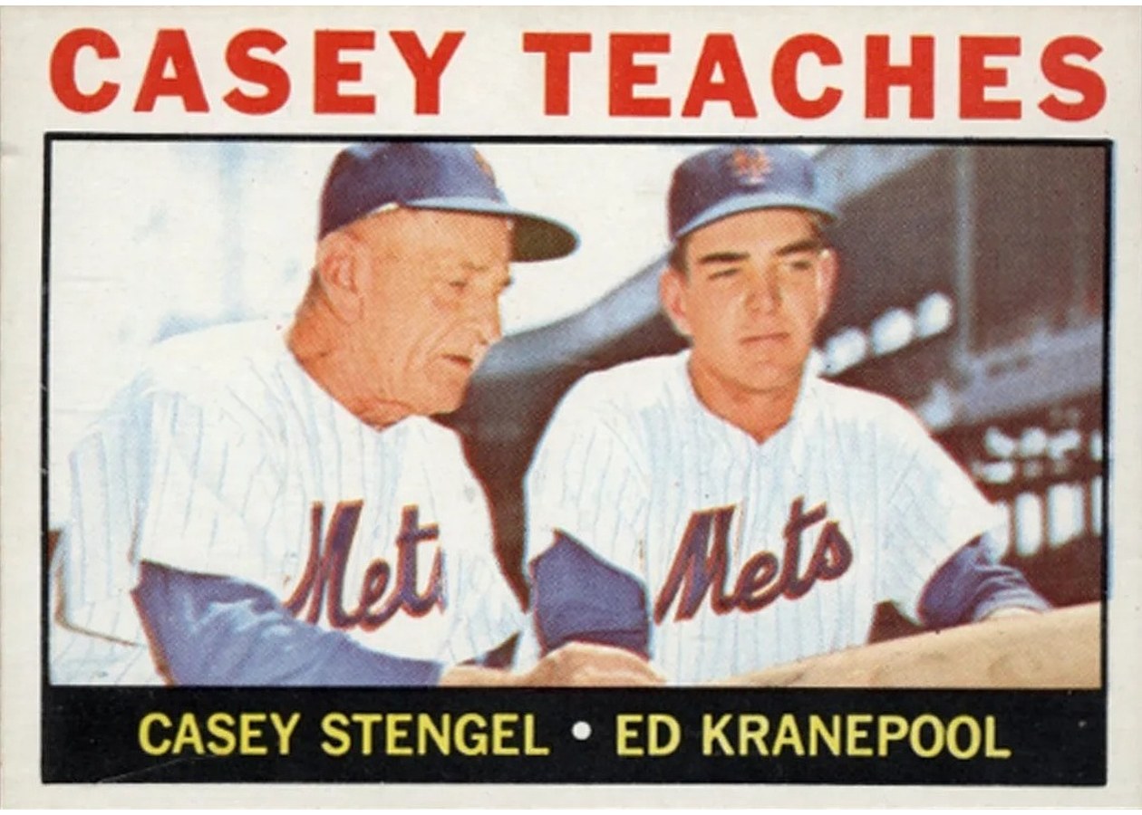 1964 Topps #393 Casey Teaches, New York Mets