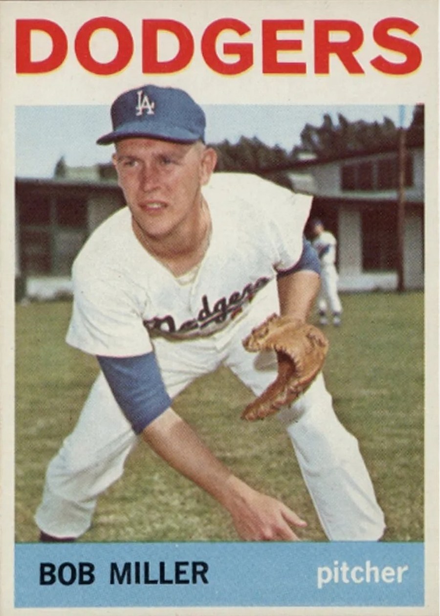 1964 Topps #394 Bob Miller, Los Angeles Dodgers