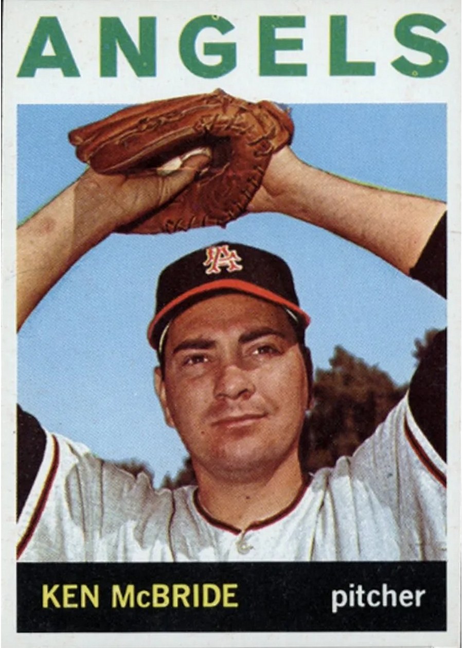 1964 Topps #405 Ken McBride, Los Angeles Angels