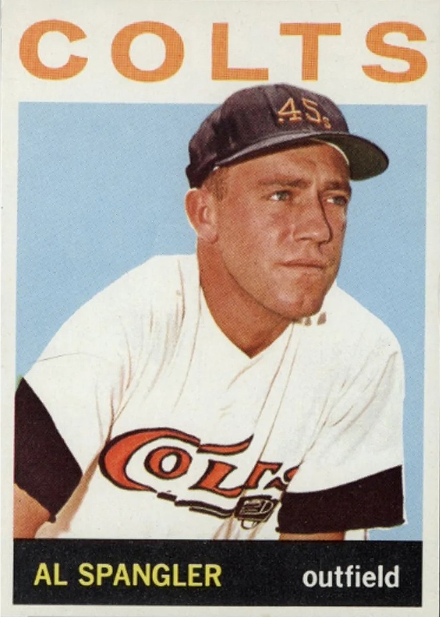 1964 Topps #406 Al Spangler, Houston Colt .45's