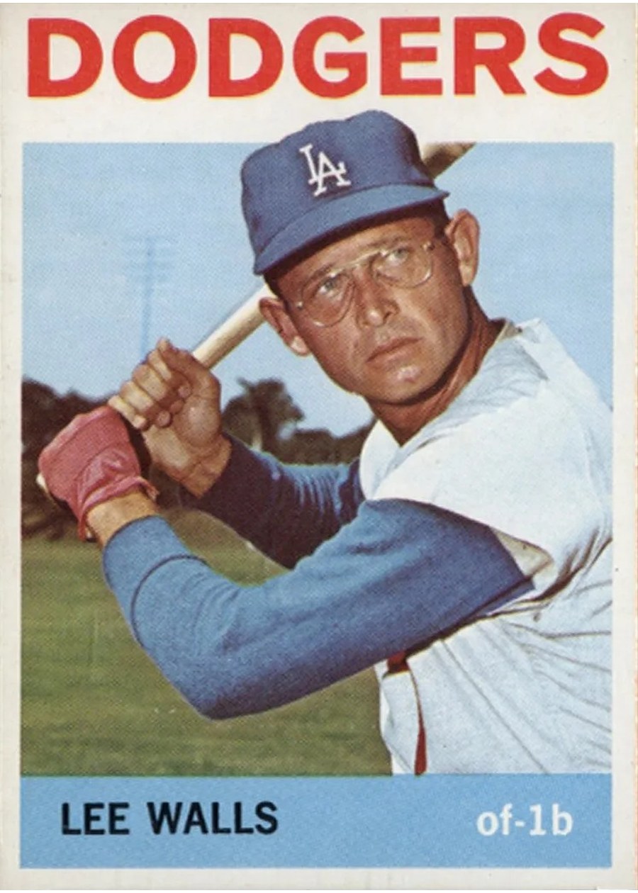 1964 Topps #411 Lee Walls, Los Angeles Dodgers