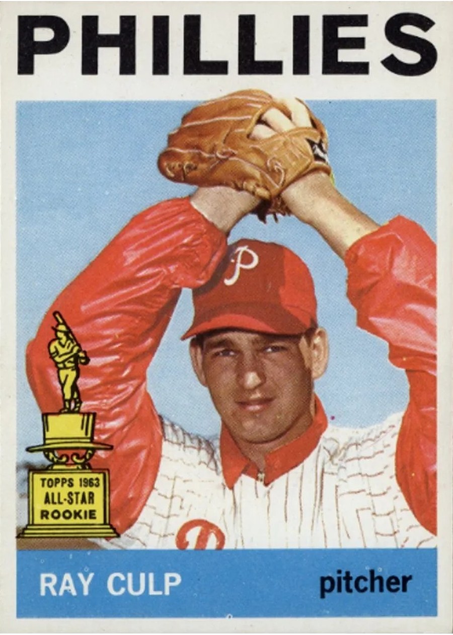 1964 Topps #412 Ray Culp, Philadelphia Phillies