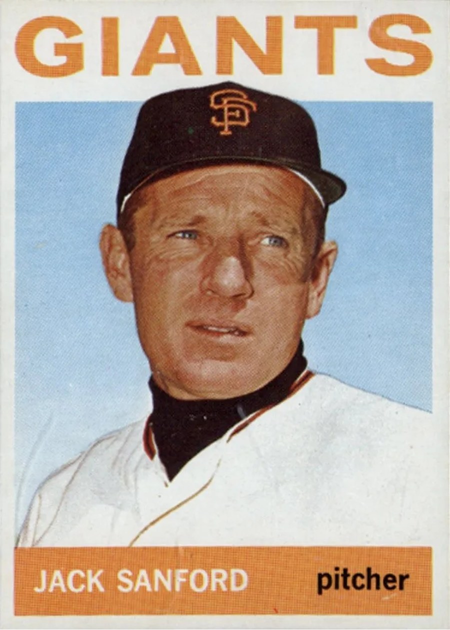 1964 Topps #414 Jack Sanford, San Francisco Giants