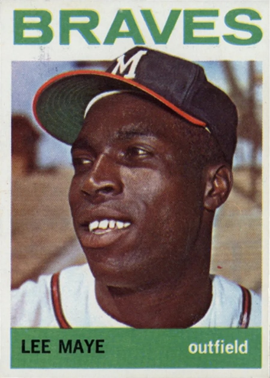1964 Topps #416 Lee Maye, Milwaukee Braves