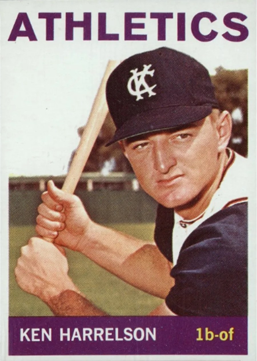 1964 Topps #419 Ken Harrelson, Kansas City Athletics