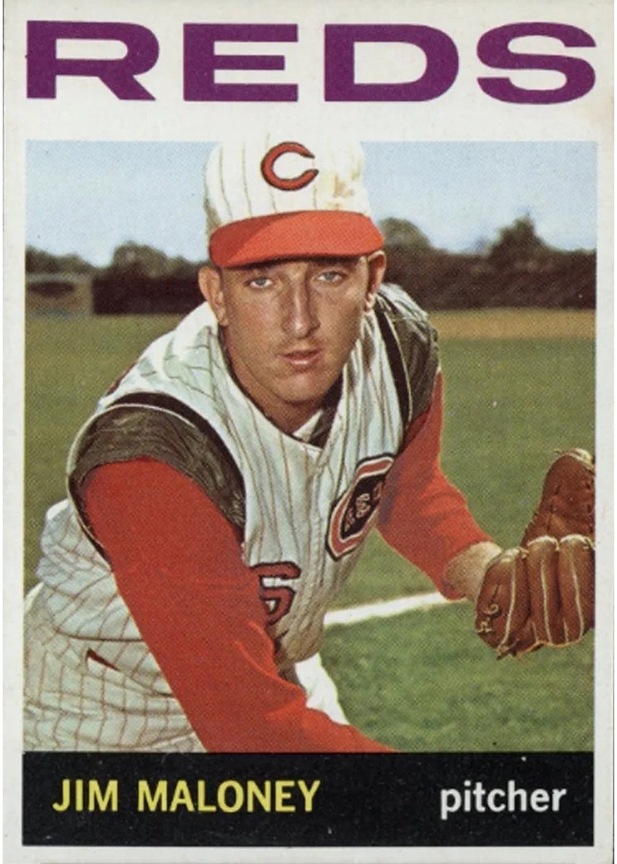1964 Topps #420 Jim Maloney, Cincinnati Reds