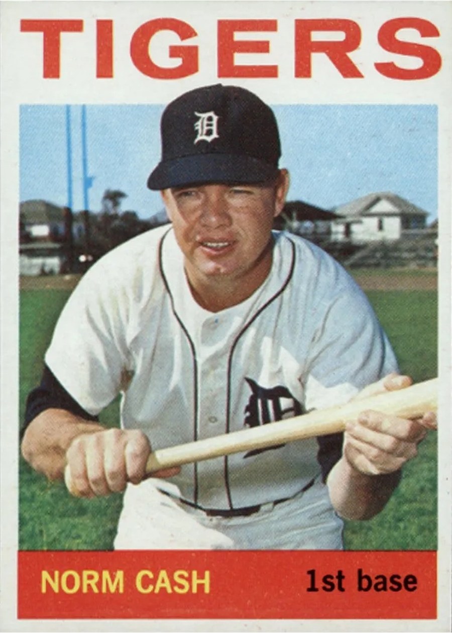 1964 Topps #425 Norm Cash, Detroit Tigers