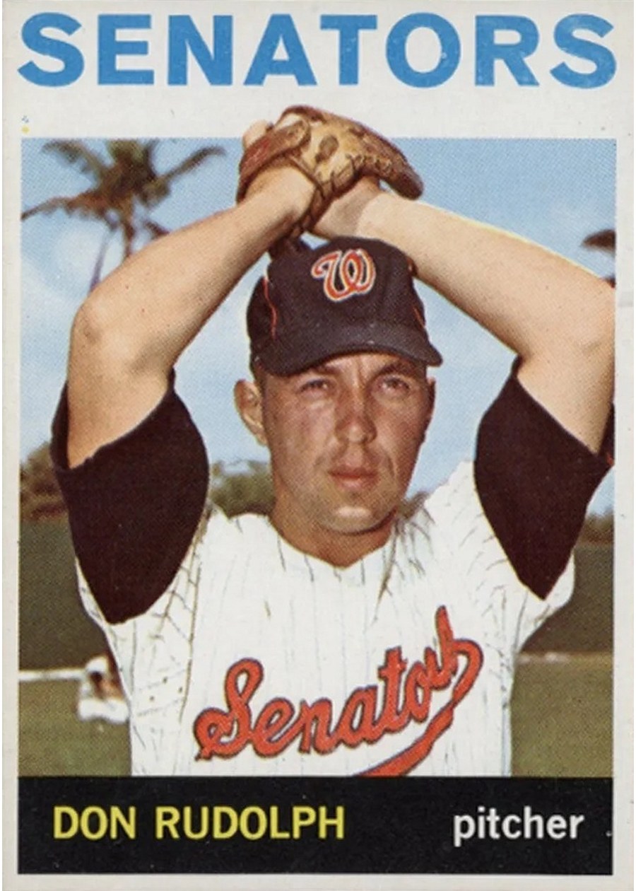 1964 Topps #427 Don Rudolph, Washington Senators