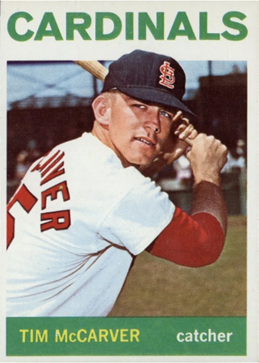 1964 Topps #429 Tim McCarver, St. Louis Cardinals