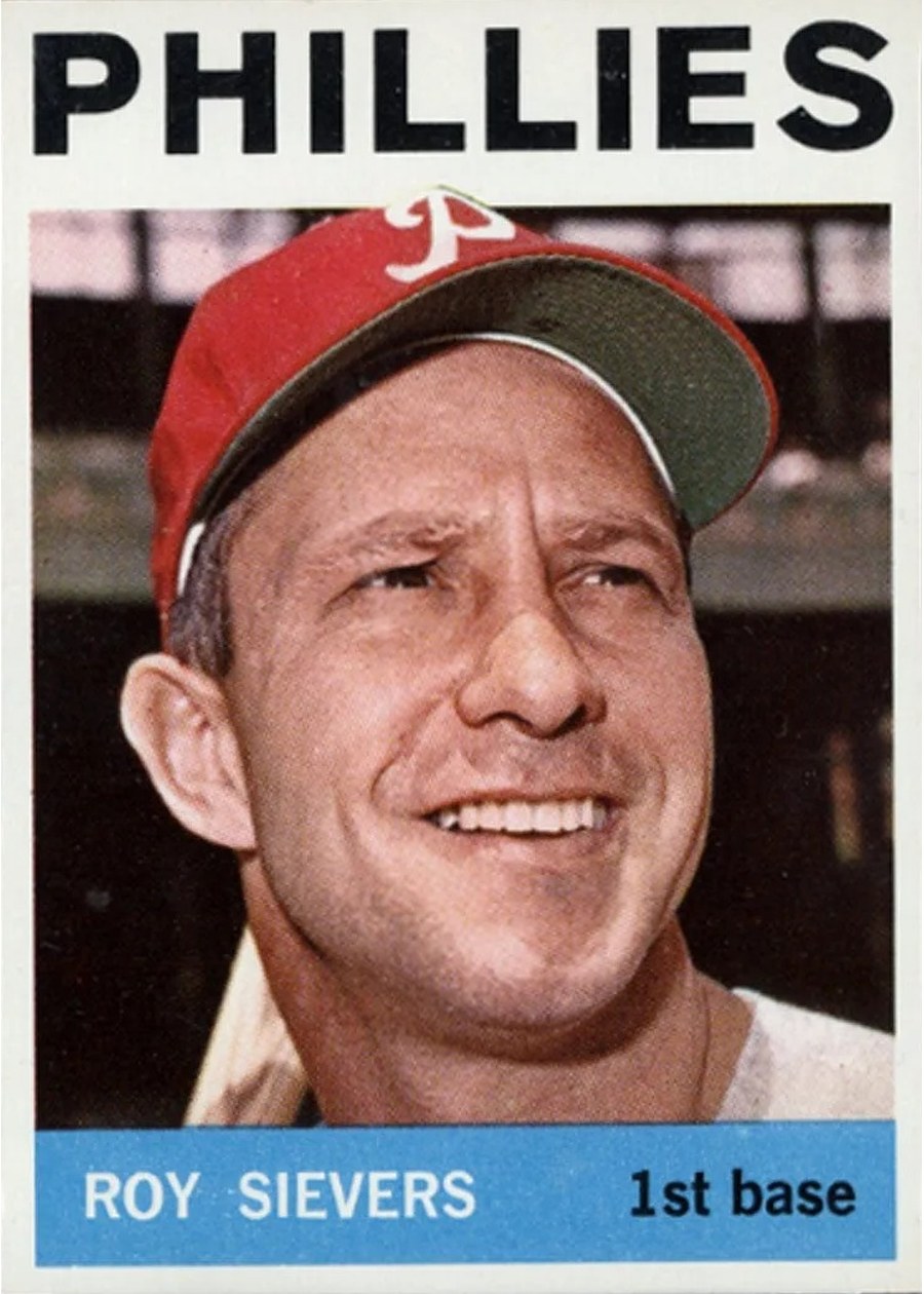 1964 Topps #43 Roy Sievers, Philadelphia Phillies