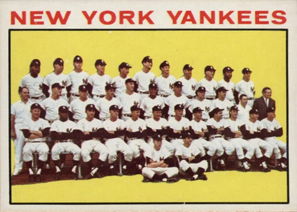 1964 Topps #433 New York Yankees