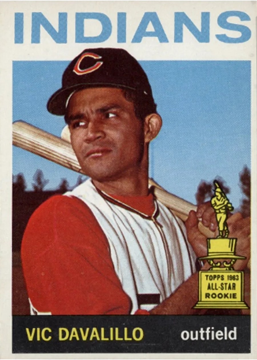 1964 Topps #435 Vic Davalillo, Cleveland Indians
